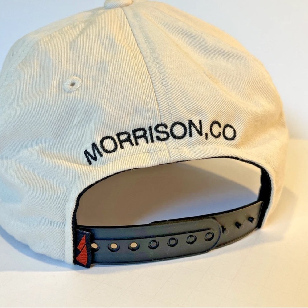 Visit Red Rocks Amphitheater Off White Snapback Adjustable Cap Hat Colorado - Picture 3 of 5